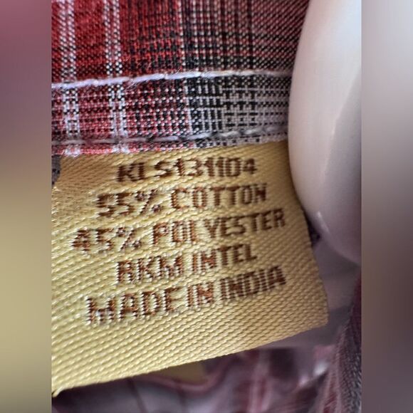 Larry Mahan Cowboy Collection Shirt Woman’s XL Pearl Snap Western Plaid Casual - Picture 7 of 9